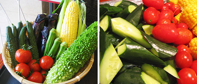 新鮮な地元産夏野菜フェア